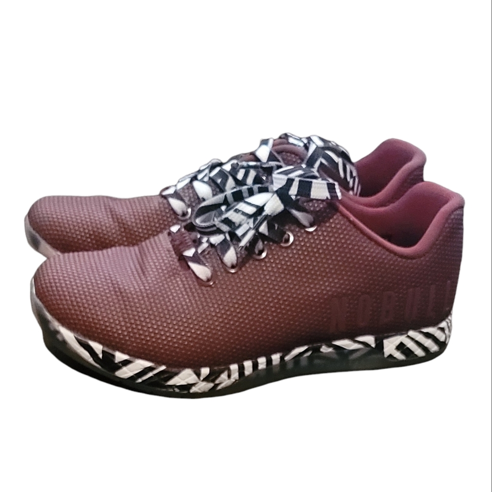 Nobull Zebra Trainers. Size 7.5 lightweight workout tennis shoes NWOT